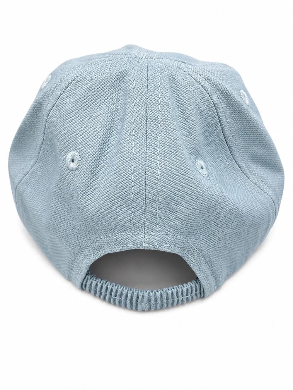 Carhartt Medium Blue Canvas Baseball Hat w/ Monochrome Logo Patch, Infant OSFM